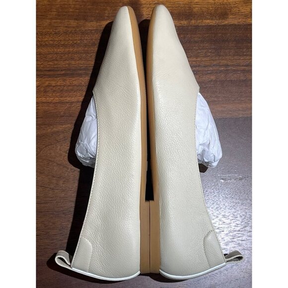 Everlane Cream Leather Flats - Picture 9 of 15